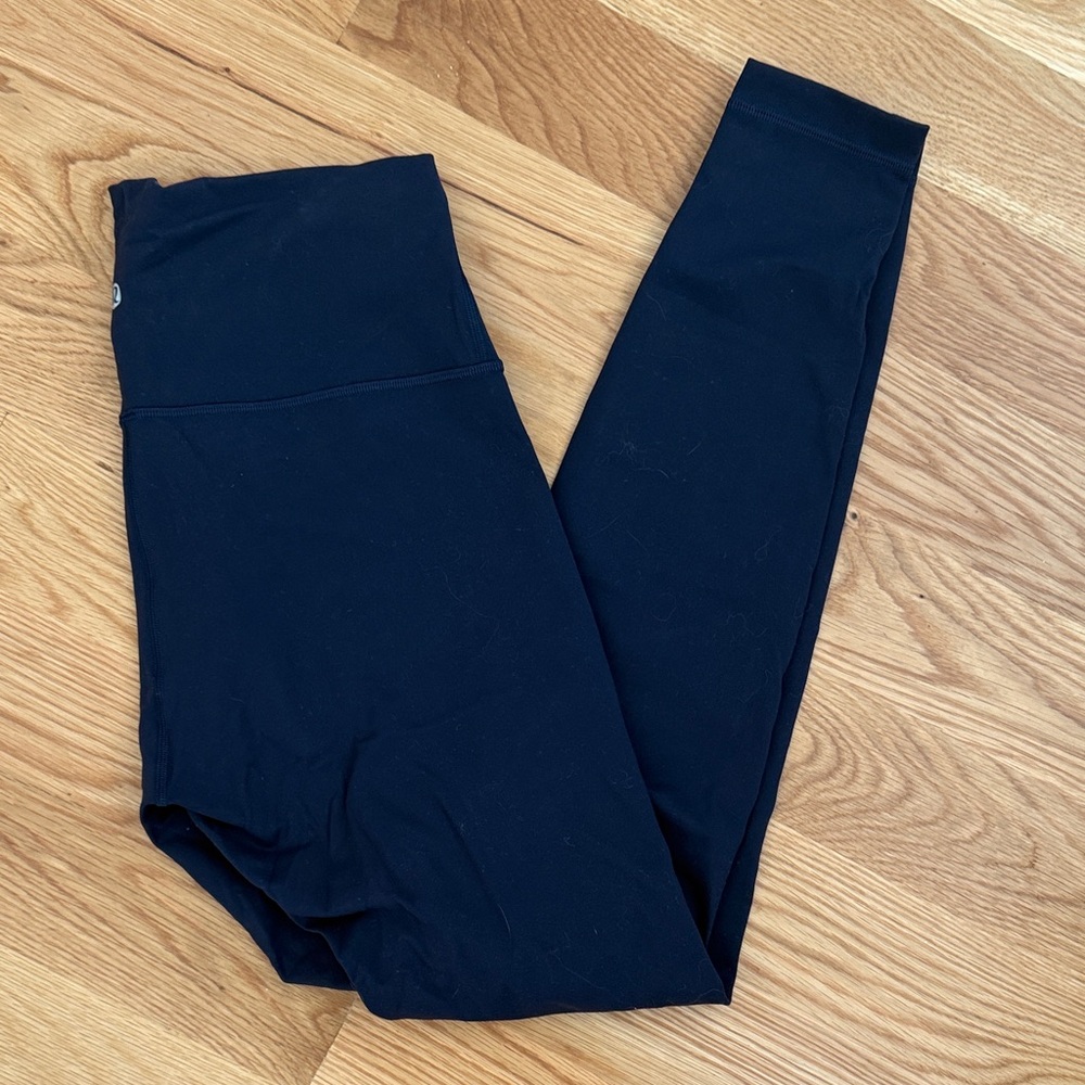 lululemon athletica Wunder Train leggings in navy
